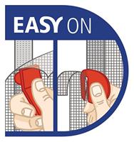 tesa STANDARD 55198-00001-00 Vliegenhor voor deur (b x h) 0.95 m x 2.20 m Antraciet 1 stuk(s) - thumbnail