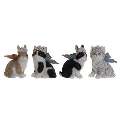 Decoratieve figuren DKD Home Decor 11 x 13 x 15 cm dieren (4 Stuks) Decoratieve figuren DKD Home Decor 11 x 13 x 15 cm dieren (4 Stuks)