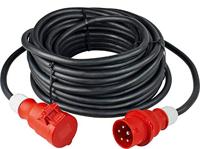 AS Schwabe 61026 Stroom Verlengkabel 32 A 50.00 m H07RN-F 5G 4 mm² - thumbnail
