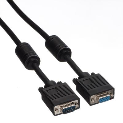 ROLINE VGA kabel HD15 ST - BU met ferrietkern, 3 m