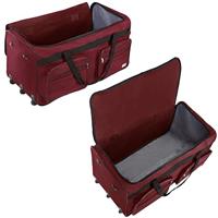 Trolley, reistas, rood, afsluitbaar, met slot, 85 liter, roltas - thumbnail