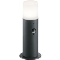 LED Buitenlamp met Bewegingssensor - Staande Tuinverlichting - E27 Fitting - IP44 Waterbestendig - Antraciet Aluminium - thumbnail