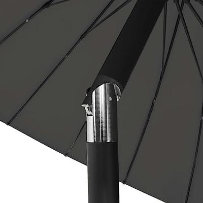 VidaXL Parasol met aluminium paal 270 cm antraciet