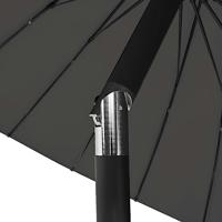 Parasol met aluminium paal 270 cm antraciet - thumbnail