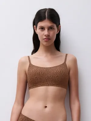 Chantelle bralette met vulling - Soft Stretch - Padded Bralette -Wild Brown