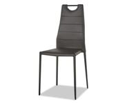 Set van 4 stoelen GILLY zwart - thumbnail