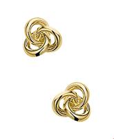 TFT Oorknoppen Knoop Geelgoud Glanzend 7 mm x 7.5 mm - thumbnail