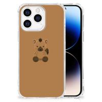 iPhone 14 Pro Stevig | Bumper Hoesje | Baby Hyena - thumbnail