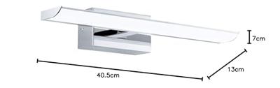 Eglo Led wandlampTabiano 40cm chroom - 94612