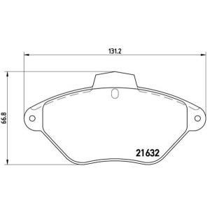 Remblokken set P61053