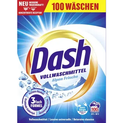 Dash Dash Alpen Fris Poeder Wasmiddel 5KG 100 Wasbeurten Dash Dash Alpen Fris Poeder Wasmiddel 5KG 100 Wasbeurten