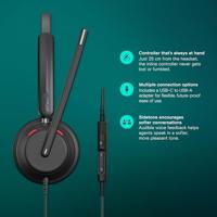 EPOS IMPACT 760T On Ear headset Kabel Stereo Zwart Telefoon - thumbnail