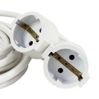 REV 0016032114 Stroom Verlengkabel 16 A Wit 3.00 m H05VV-F 3G 1,5 mm² - thumbnail