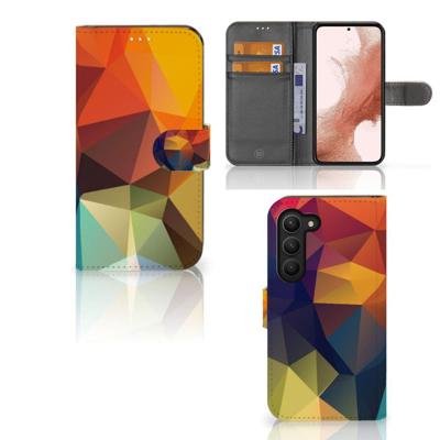 Samsung Galaxy S23 | Book Case | Polygon Color Samsung Galaxy S23 | Book Case | Polygon Color