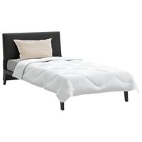 VidaXL Zomer dekbed met kussen 2 pcs wit microvezel - thumbnail