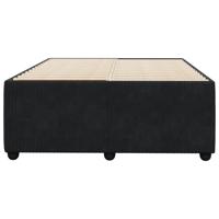 Bedframe zonder matras 120x190 cm fluweel zwart - thumbnail
