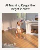 eufy Security Indoor Cam S350 Dual Camera's 4K UHD Indoor Beveiligingscamera met 8× Zoom en 360° PTZ, ideaal voor babyfoon, huisdiercamera, hondencamera/thuisbeveiliging, AI voor mensen/huisdieren, - thumbnail