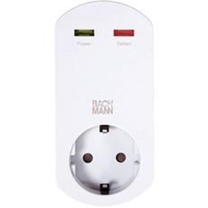 Bachmann 4953446 Overspanningsbeveiliging tussenstekker Wit Bachmann 4953446 Overspanningsbeveiliging tussenstekker Wit