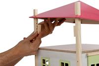 Kids Globe globe houten hooiberg met berging 1:32 roze - thumbnail