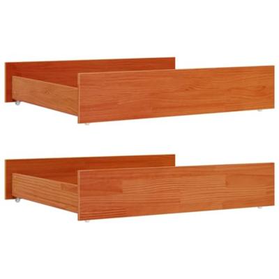 Bedlades 2 st massief grenenhout wasbruin Bedlades 2 st massief grenenhout wasbruin