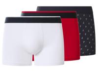 esmara Men Set van 3 heren boxers (rood/marineblauw/wit, XXL) - thumbnail