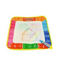 3 PC'S Magic graffiti water schrijven doek kinderen opvouwbare tekenbord met pen grootte: 29cm x 29cm (alfabet) - thumbnail