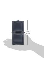 Kopp 136915009 Nautic Wandontactdoos met klapdeksel spatwaterdicht Antraciet 1 stuk(s) - thumbnail