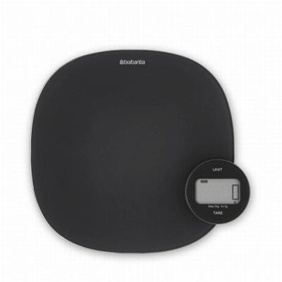 Brabantia tasty+ keukenweegschaal met dynamo dark grey