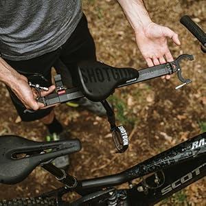 Kids ride shotgun pro mtb front child seat