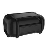 KZ ABS Resin Waterproof and Shockproof Sleeve Portable Earphone Storage Box(Black) - thumbnail