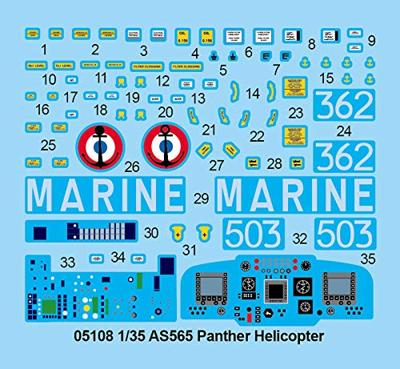 Trumpeter 1/35 AS565 Panther Helicopter Trumpeter 1/35 AS565 Panther Helicopter