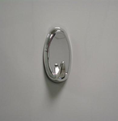 tesa POWERSTRIPS® Zelfklevende haak Large ovaal Chroom Inhoud: 2 stuk(s) tesa POWERSTRIPS® Zelfklevende haak Large ovaal Chroom Inhoud: 2 stuk(s)