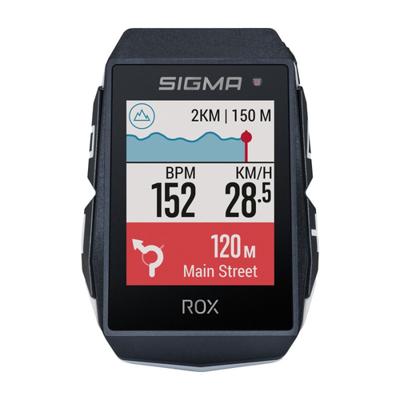 Sigma rox 11.1 evo gps zw/wit standaard stuurhouder + usb-c laadkabel