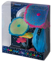 Superfish Fluo Air Coral Garden Blauw - Levendige Aquariumdecoratie met Bubbels Effect - thumbnail