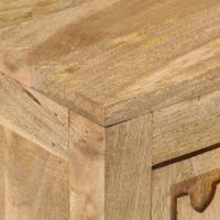 Nachtkastje 40x30x50 cm massief mangohout - thumbnail