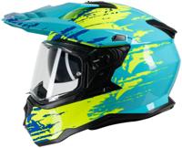 SPEC-X endurohelm "sx-62.01/r1" stinger adv helmet spac-x sx-62.01/r1 stinger adv m white/yel. - thumbnail