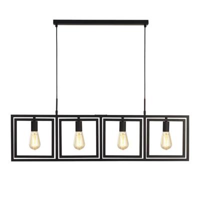 Searchlight Zwarte hanglampPlaza - 23203-4BK