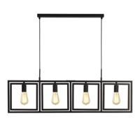 Searchlight Zwarte hanglampPlaza - 23203-4BK - thumbnail