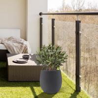 Olijf Kunstbol D 40cm UV in pot - thumbnail