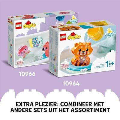 LEGO duplo - pret in bad: drijvende dierentrein constructiespeelgoed (10965)