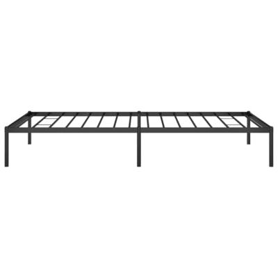 Bedframe metaal zwart 100x200 cm