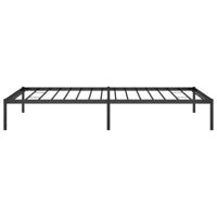 Bedframe metaal zwart 100x200 cm - thumbnail
