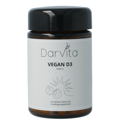 D3 1000 IU MCT-poeder (kokos) 60 Vegetarische capsules