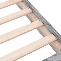 Bedframe bewerkt hout grijs sonoma eikenkleurig 100x200 cm - thumbnail