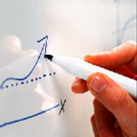 Dahle flipover, ft 68 x 92 cm, uit staal, magnetisch, driepoot - thumbnail