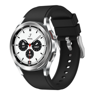 Samsung Galaxy Watch 4 Classic - 42mm & 46mm - Siliconen sportband - Zwart Samsung Galaxy Watch 4 Classic - 42mm & 46mm - Siliconen sportband - Zwart