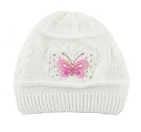 Aliap babymuts Vlinder meisjes katoen - thumbnail