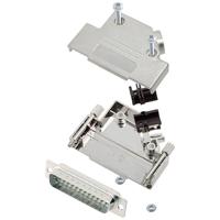 encitech D45PK-M-25-DBP-W-K 6355-8009-03 D-sub male connectorset 45 ° Aantal polen: 25 Soldeerkelk 1 stuk(s) - thumbnail