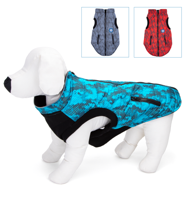 Hondenjas gevoerd met rits 50 cm - thumbnail