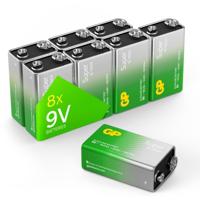 GP Super 9V batterij (blok) Alkaline 9 V 8 stuk(s) - thumbnail